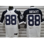 Nike Dallas Cowboys #88 Dez Bryant White Thanksgiving Elite Jersey