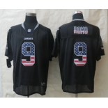 Nike Dallas Cowboys #9 Tony Romo 2014 USA Flag Fashion Black Elite Jersey