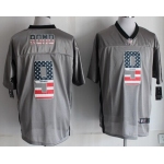 Nike Dallas Cowboys #9 Tony Romo 2014 USA Flag Fashion Gray Elite Jersey