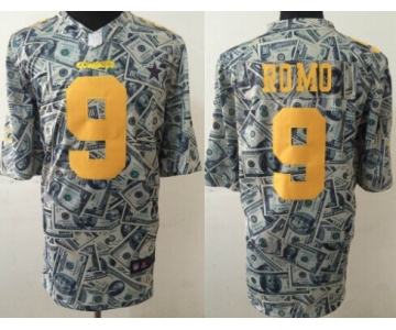 Nike Dallas Cowboys #9 Tony Romo Dollars Fashion Elite Jersey