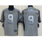 Nike Dallas Cowboys #9 Tony Romo Drift Fashion Gray Elite Jersey