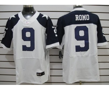 Nike Dallas Cowboys #9 Tony Romo White Thanksgiving Elite Jersey