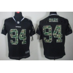 Nike Dallas Cowboys #94 DeMarcus Ware Black With Camo Elite Jersey