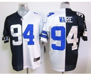 Nike Dallas Cowboys #94 DeMarcus Ware Blue/White Two Tone Elite Jersey