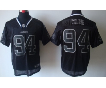 Nike Dallas Cowboys #94 DeMarcus Ware Lights Out Black Elite Jersey