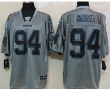 Nike Dallas Cowboys #94 DeMarcus Ware Lights Out Gray Elite Jersey