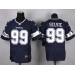 Nike Dallas Cowboys #99 George Selvie Blue Elite Jersey