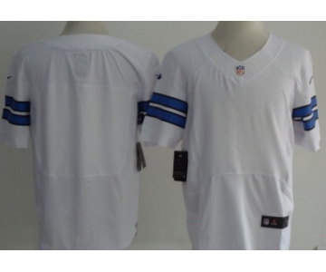 Nike Dallas Cowboys Blank White Elite Jersey