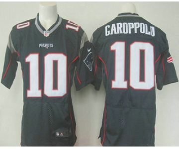 Men's New England Patriots #10 Jimmy Garoppolo NEW Navy Blue Team Color Stitched NFL Nike Elite Jersey