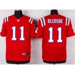 Men's New England Patriots #11 Drew Bledsoe Red Retired Player NFL Nike Elite Jersey