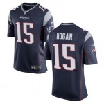 Men's New England Patriots #15 Chris Hogan Navy Blue Team Color 2015 NFL Nike Elite Jersey