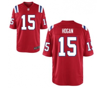 Men's New England Patriots #15 Chris Hogan Red Alternate NFL Nike Elite Jersey