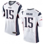 Men's New England Patriots #15 Chris Hogan White Road 2015 NFL Nike Elite Jersey