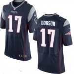 Men's New England Patriots #17 Aaron Dobson Navy Blue Team Color Stitched NFL Nike Elite Jersey