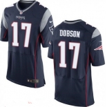 Men's New England Patriots #17 Aaron Dobson Navy Blue Team Color Stitched NFL Nike Elite Jersey