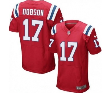 Men's New England Patriots #17 Aaron Dobson Red Alternate Stitched NFL Nike Elite Jersey