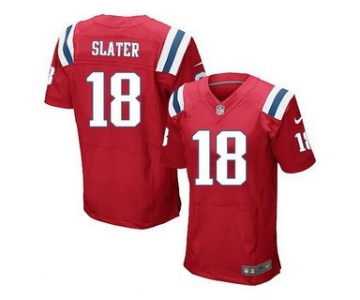 Men's New England Patriots #18 Matthew Slater Red Alternate NFL Nike Elite Jersey