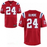 Men's New England Patriots #24 Stephon Gilmore Red Alternate Stitched NFL Nike Elite Jersey