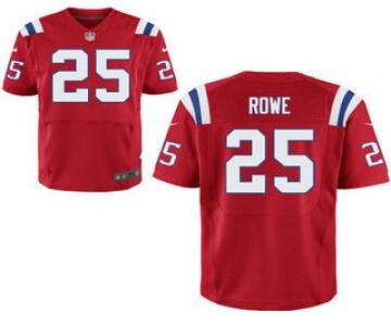 Men's New England Patriots #25 Eric Rowe Red Alternate Stitched NFL Nike Elite Jersey