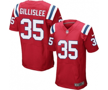 Men's New England Patriots #35 Mike Gillislee Red Alternate Stitched NFL Nike Elite Jersey