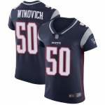 Men's New England Patriots #50 Chase Winovich Home Vapor Untouchable Elite Navy Blue Football Jersey