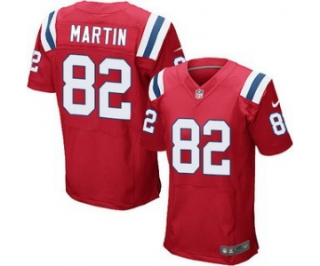 Men's New England Patriots #82 Keshawn Martin Red Alternate NFL Nike Elite Jersey