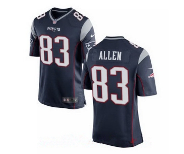 Men's New England Patriots #83 Dwayne Allen Navy Blue Team Color Stitched NFL Nike Elite Jersey