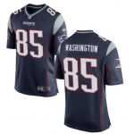 Men's New England Patriots #85 Nate Washington Navy Blue Team Color 2015 NFL Nike Elite Jersey