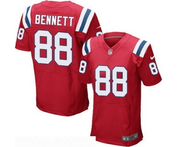 Men's New England Patriots #88 Martellus Bennett Red Alternate Stitched NFL Nike Elite Jersey