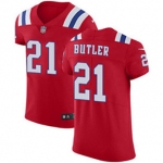 Men's Nike New England Patriots #21 Malcolm Butler Red Alternate Stitched NFL Vapor Untouchable Elite Jersey