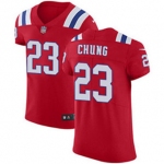 Men's Nike New England Patriots #23 Patrick Chung Red Alternate Stitched NFL Vapor Untouchable Elite Jersey