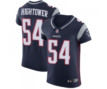 Men's Nike New England Patriots #54 Dont'a Hightower Navy Blue Team Color Stitched NFL Vapor Untouchable Elite Jersey