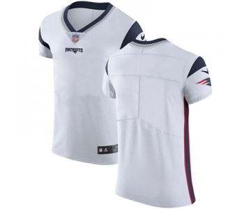 Men's Nike New England Patriots Blank White Stitched NFL Vapor Untouchable Elite Jersey