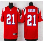 New England Patriots #21 Malcolm Butler Red Alternate NFL Nike Elite Jersey