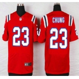 New England Patriots #23 Patrick Chung Red Alternate NFL Nike Elite Jersey