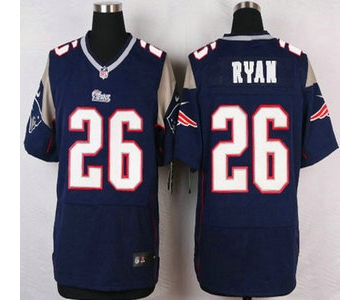 New England Patriots #26 Logan Ryan Navy Blue Team Color NFL Nike Elite Jersey