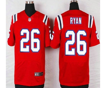 New England Patriots #26 Logan Ryan Red Alternate NFL Nike Elite Jersey