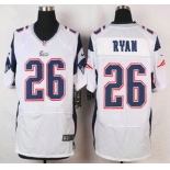 New England Patriots #26 Logan Ryan White Road NFL Nike Elite Jersey