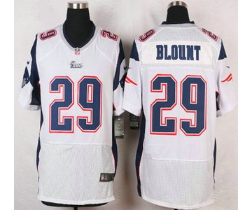 New England Patriots #29 LeGarrette Blount White Road NFL Nike Elite Jersey