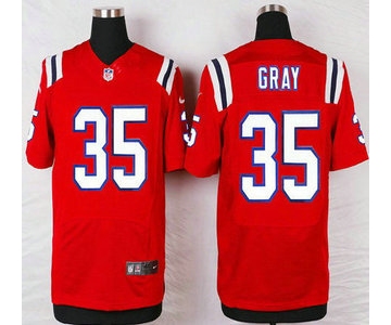 New England Patriots #35 Jonas Gray Red Alternate NFL Nike Elite Jersey