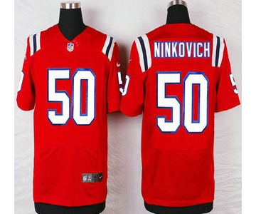 New England Patriots #50 Rob Ninkovich Red Alternate NFL Nike Elite Jersey