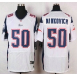 New England Patriots #50 Rob Ninkovich White Road NFL Nike Elite Jersey