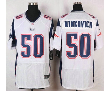 New England Patriots #50 Rob Ninkovich White Road NFL Nike Elite Jersey