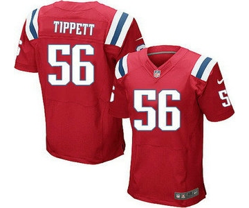 New England Patriots #56 Andre Tippett Red Retired Player NFL Nike Elite Jersey