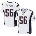 New England Patriots #56 Andre Tippett White Retired Player NFL Nike Elite Jersey