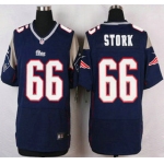 New England Patriots #66 Bryan Stork Navy Blue Team Color NFL Nike Elite Jersey