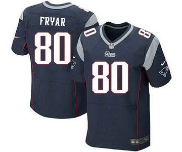 New England Patriots #80 Irving Fryar Navy Blue Retired Player NFL Nike Elite Jersey