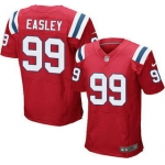 New England Patriots #99 Dominique Easley Red Alternate NFL Nike Elite Jersey