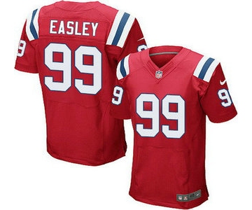 New England Patriots #99 Dominique Easley Red Alternate NFL Nike Elite Jersey