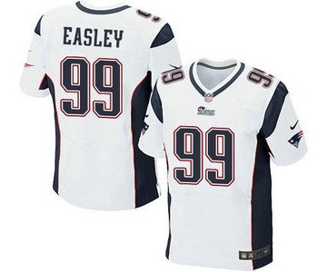 New England Patriots #99 Dominique Easley White Road NFL Nike Elite Jersey